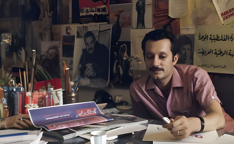 Portrait of Ghassan Kanafani, Literature & Poetry