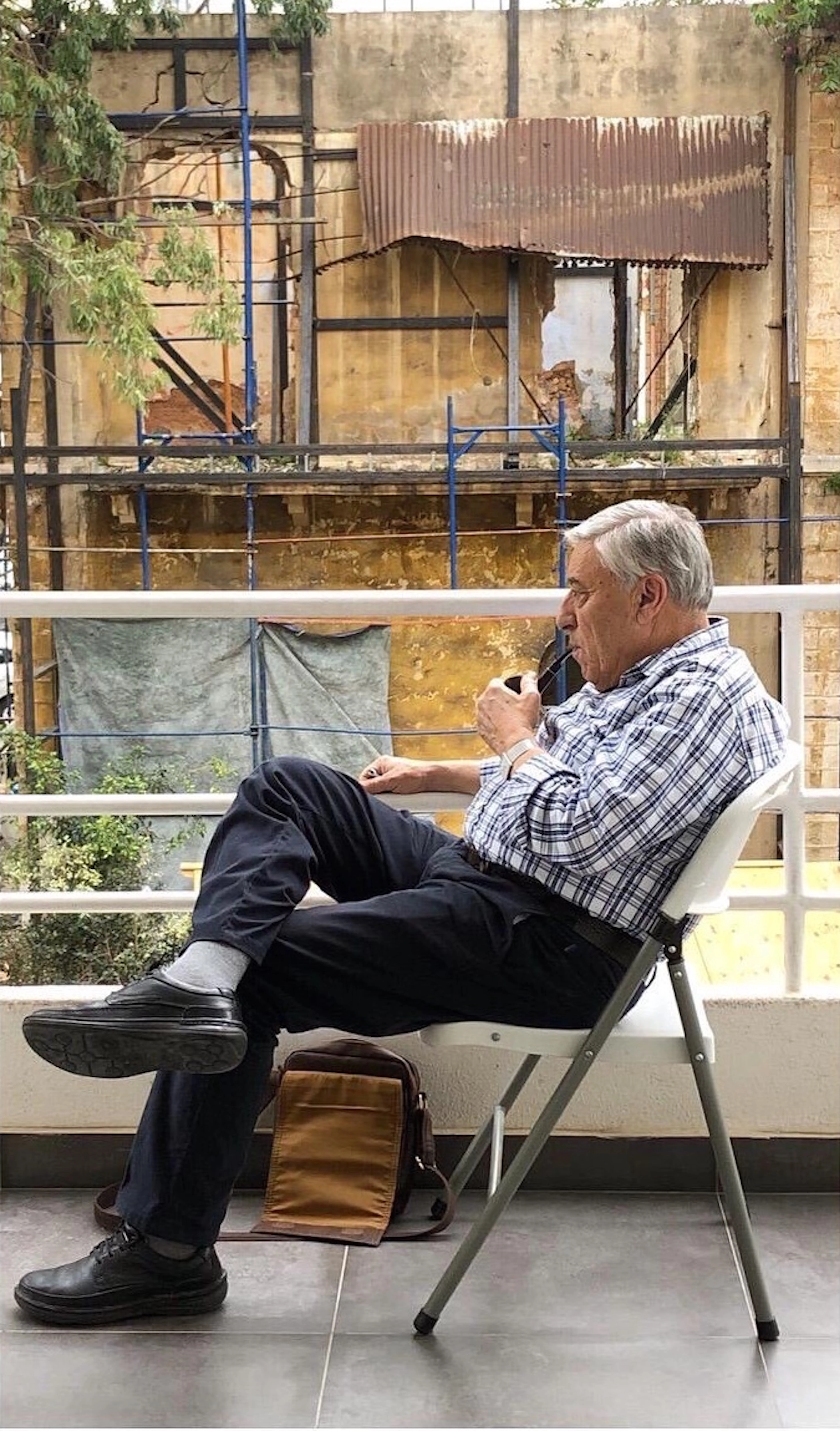 Portrait of Nabil Anani, Visual Arts