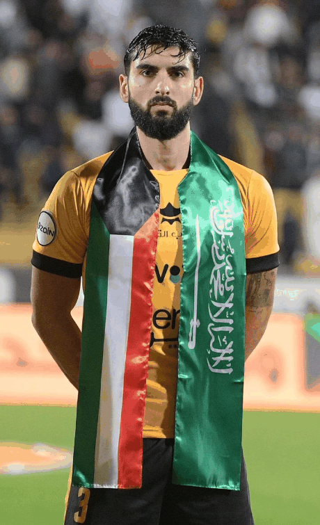 Portrait of Yaser Hamed, Sports